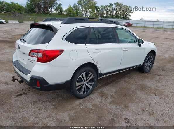 4S4BSENC3K3370441 2019 SUBARU OUTBACK Белый Задняя правая четверть