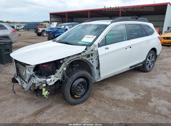 4S4BSENC3K3370441 2019 SUBARU OUTBACK Белый Передняя левая четверть