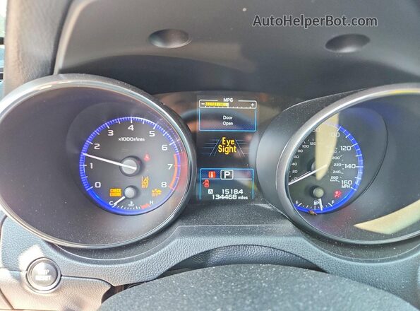 4S4BSENC4G3309154 2016 SUBARU OUTBACK Black Սարքավորումների վահանակի տեսք