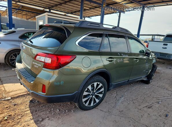 4S4BSENC4H3328238 2017 SUBARU OUTBACK Green Rear right