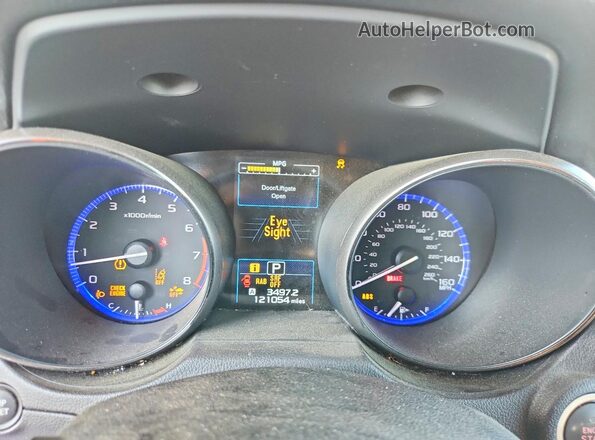 4S4BSENC4H3328238 2017 SUBARU OUTBACK Green Instrument cluster view