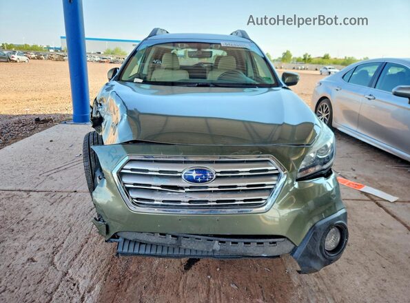 4S4BSENC4H3328238 2017 SUBARU OUTBACK Green Front view