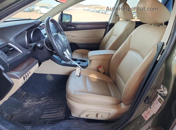 4S4BSENC4H3328238 2017 SUBARU OUTBACK Green Front interior view