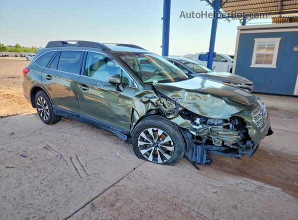4S4BSENC4H3328238 2017 SUBARU OUTBACK Green Front right
