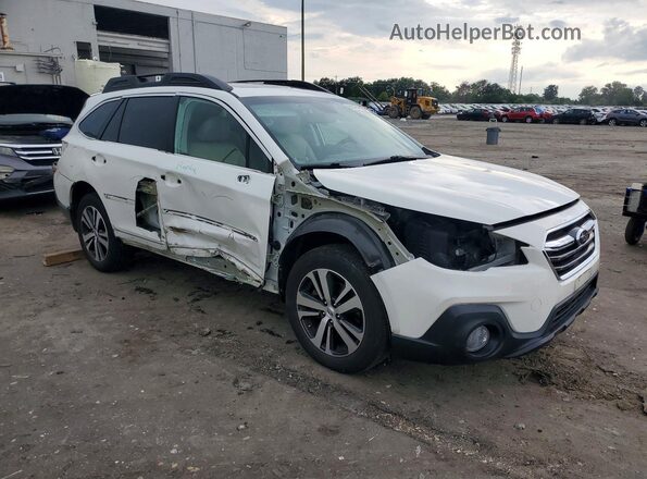 4S4BSENC4J3214763 2018 SUBARU OUTBACK White Przód prawy