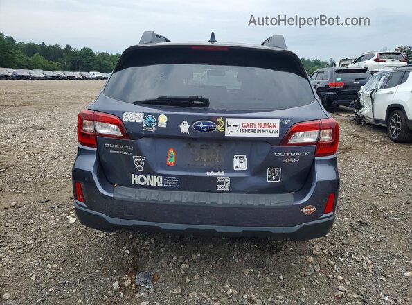 4S4BSENC5G3297452 2016 SUBARU OUTBACK Blue Вид ззаду