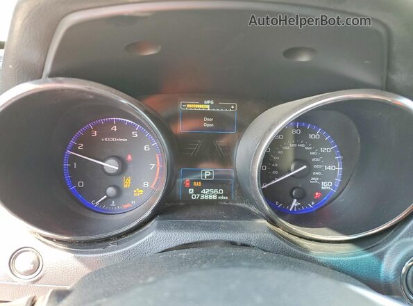 4S4BSENC5K3341331 2019 SUBARU OUTBACK White Սարքավորումների վահանակի տեսք