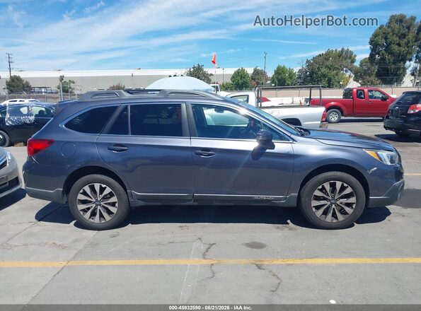 4S4BSENC6G3255937 2016 SUBARU OUTBACK Gray Вид задньої частини салону