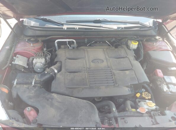 4S4BSENC6H3317824 2017 SUBARU OUTBACK Red Rear view
