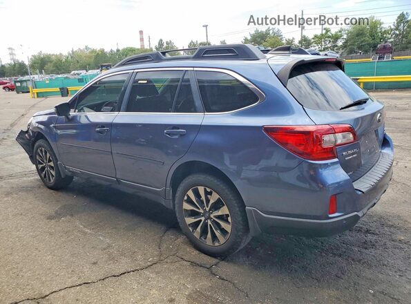 4S4BSENC6H3322148 2017 SUBARU OUTBACK Синий Задняя левая четверть