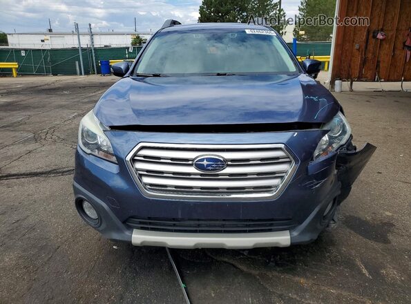 4S4BSENC6H3322148 2017 SUBARU OUTBACK Синий Вид спереди