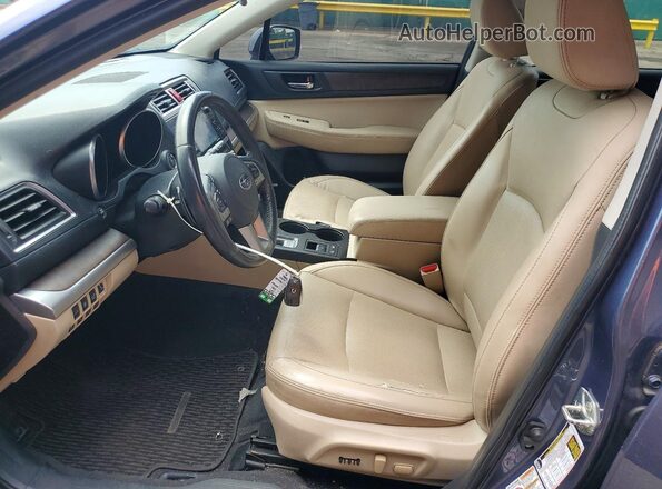 4S4BSENC6H3322148 2017 SUBARU OUTBACK Синий Вид салона спереди