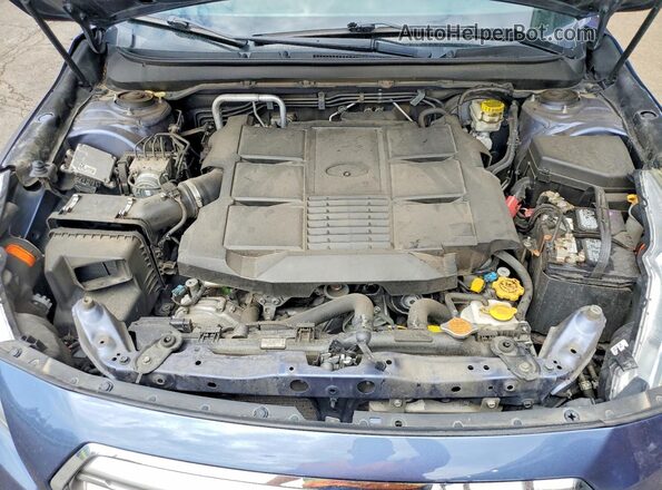 4S4BSENC6H3322148 2017 SUBARU OUTBACK Синий Вид задней части салона