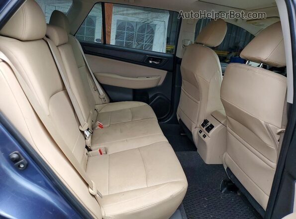 4S4BSENC6H3322148 2017 SUBARU OUTBACK Синий Вид задних сидений