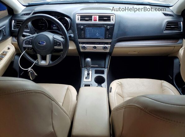4S4BSENC6H3322148 2017 SUBARU OUTBACK Синий Вид панели приборов