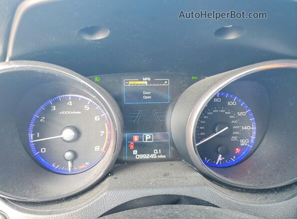 4S4BSENC6J3200220 2018 SUBARU OUTBACK Blue Vista del cuadro de instrumentos