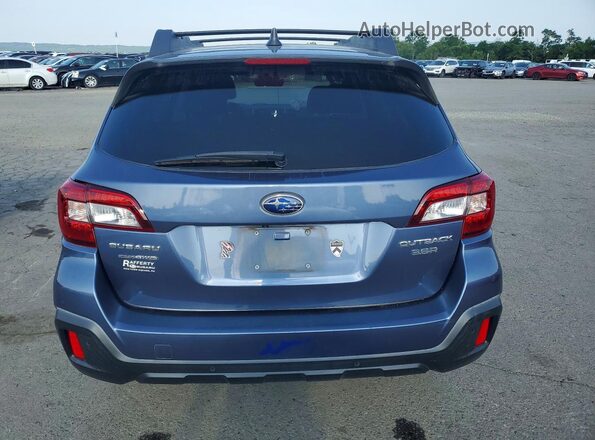 4S4BSENC6J3200220 2018 SUBARU OUTBACK Blue Vista trasera