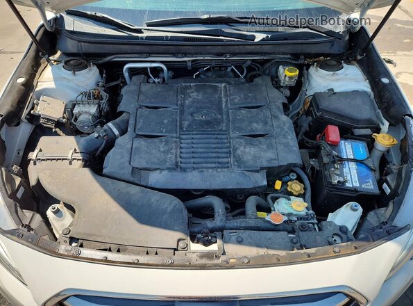 4S4BSENC6J3253029 2018 SUBARU OUTBACK White Widok komory silnika
