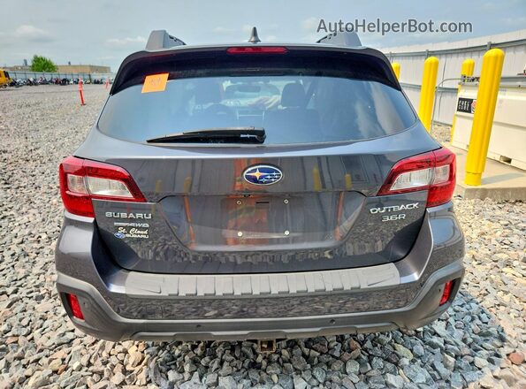 4S4BSENC6J3376250 2018 SUBARU OUTBACK Серый Вид сзади