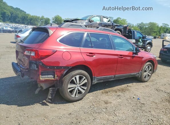 4S4BSENC6K3328460 2019 SUBARU OUTBACK Красный Задняя правая четверть