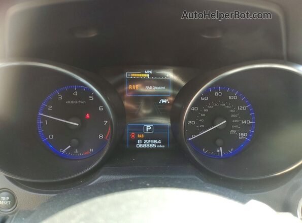 4S4BSENC6K3328460 2019 SUBARU OUTBACK Красный Вид щитка приборов