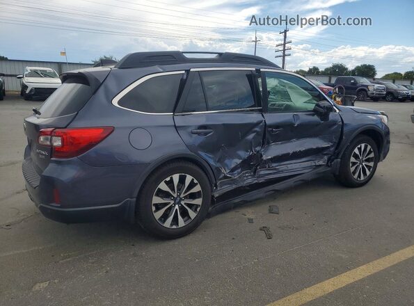4S4BSENC7H3381354 2017 SUBARU OUTBACK Gray Задня права чверть