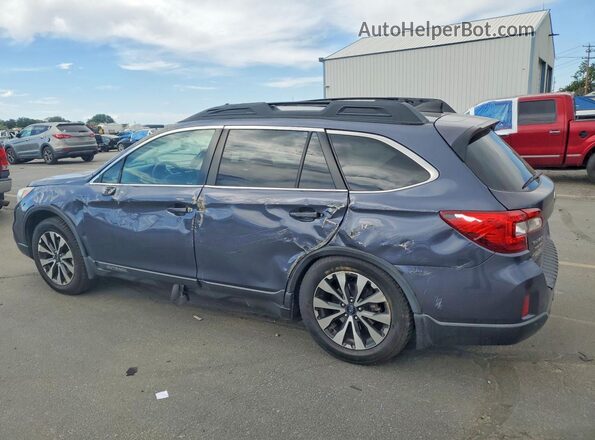 4S4BSENC7H3381354 2017 SUBARU OUTBACK Gray Задня ліва чверть