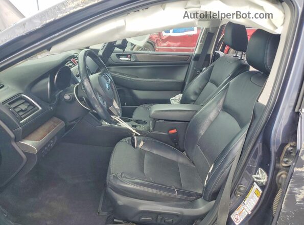 4S4BSENC7H3381354 2017 SUBARU OUTBACK Gray Вид салону спереду