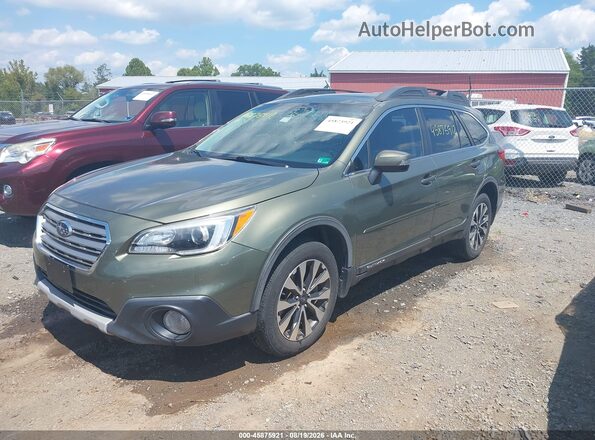 4S4BSENC8G3225791 2016 SUBARU OUTBACK Green Vista tres cuartos delantera izquierda