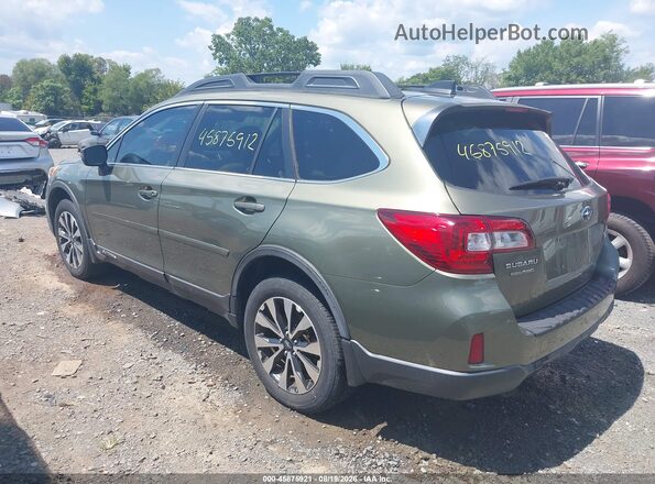 4S4BSENC8G3225791 2016 SUBARU OUTBACK Green Trasero izquierdo