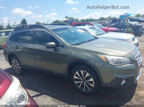 4S4BSENC8G3225791 2016 SUBARU OUTBACK Green Vista interior trasera