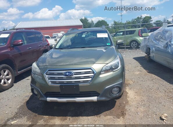 4S4BSENC8G3225791 2016 SUBARU OUTBACK Green Vista del cuadro de instrumentos