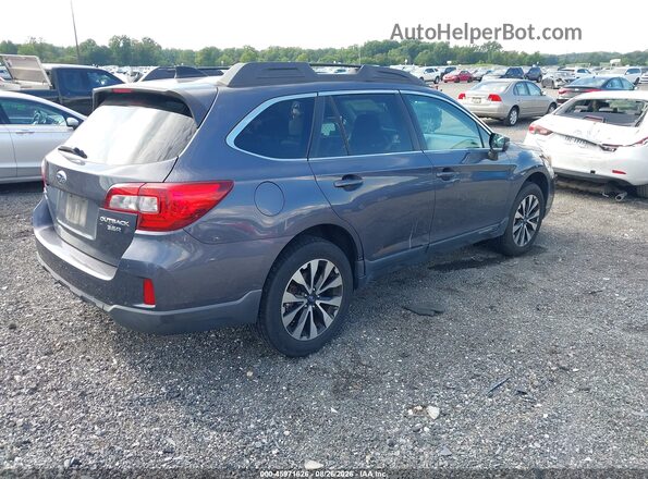 4S4BSENC8G3320979 2016 SUBARU OUTBACK Gray Задня права чверть