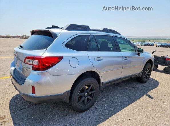 4S4BSENC8H3223086 2017 SUBARU OUTBACK Серебряный Задняя правая четверть