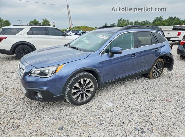4S4BSENC9G3236038 2016 SUBARU OUTBACK Синий Задняя левая четверть