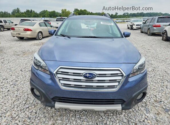 4S4BSENC9G3236038 2016 SUBARU OUTBACK Синий Вид задних сидений