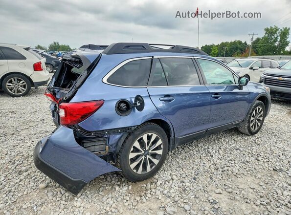 4S4BSENC9G3236038 2016 SUBARU OUTBACK Синий Вид сзади