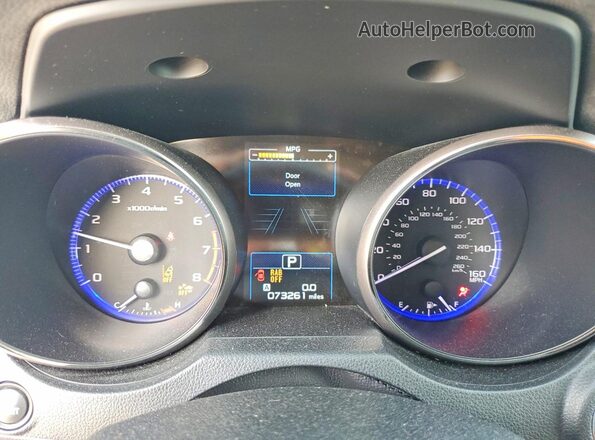 4S4BSENC9J3250447 2018 SUBARU OUTBACK Серый Вид щитка приборов