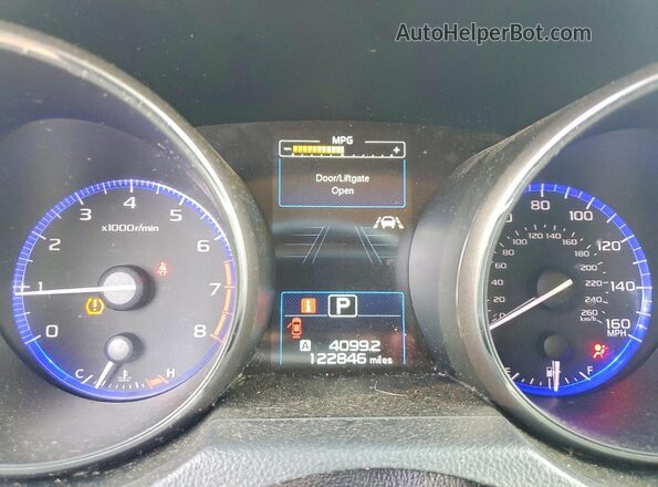 4S4BSENC9K3260414 2019 SUBARU OUTBACK White Սարքավորումների վահանակի տեսք