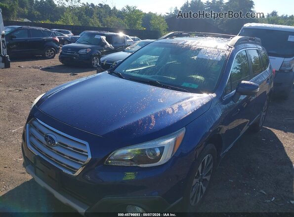 4S4BSENCXH3438288 2017 SUBARU OUTBACK Blue Przód lewy