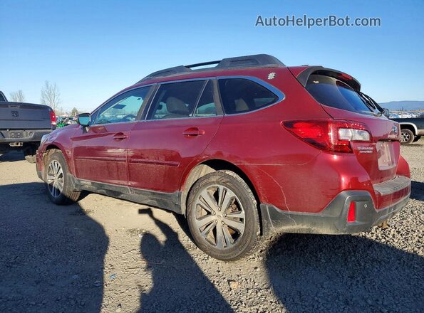 4S4BSENCXJ3245564 2018 SUBARU OUTBACK Red Tył lewy