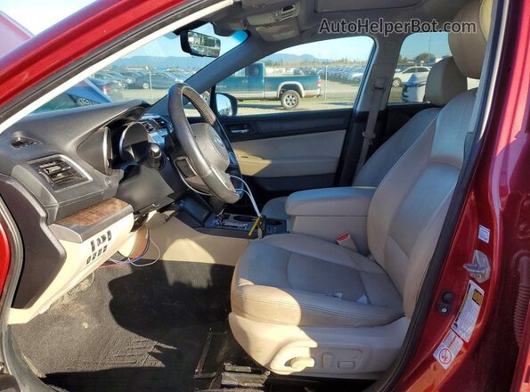 4S4BSENCXJ3245564 2018 SUBARU OUTBACK Red Widok wnętrza z przodu