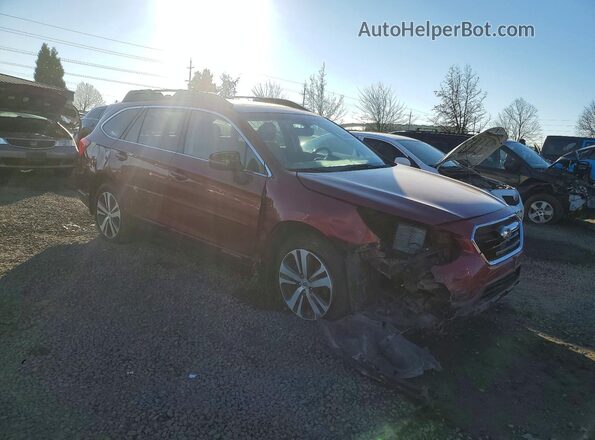 4S4BSENCXJ3245564 2018 SUBARU OUTBACK Red Przód prawy