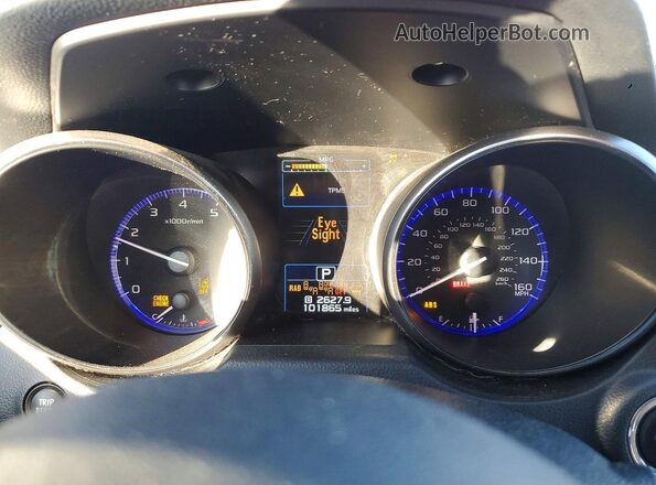 4S4BSENCXJ3245564 2018 SUBARU OUTBACK Red Widok zestawu wskaźników