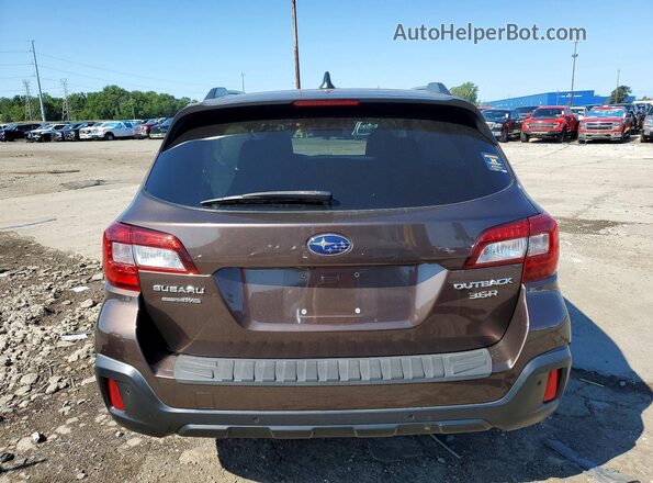 4S4BSETC7K3280776 2019 SUBARU OUTBACK Коричневый Вид сзади