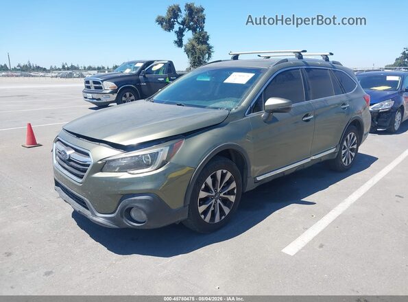 4S4BSETC7K3371384 2019 SUBARU OUTBACK Green წინა მარცხენა ხედი სამი მეოთხედიდან