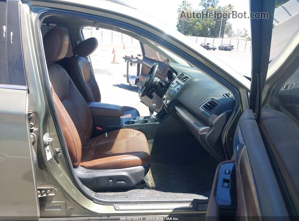 4S4BSETC7K3371384 2019 SUBARU OUTBACK Green წინა სალონის ხედი