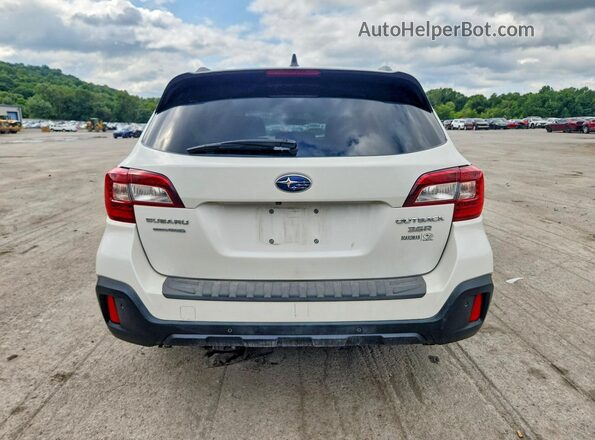 4S4BSETC9K3342906 2019 SUBARU OUTBACK White Вид ззаду
