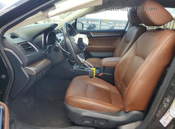 4S4BSETCXJ3343027 2018 SUBARU OUTBACK Black Widok wnętrza z przodu