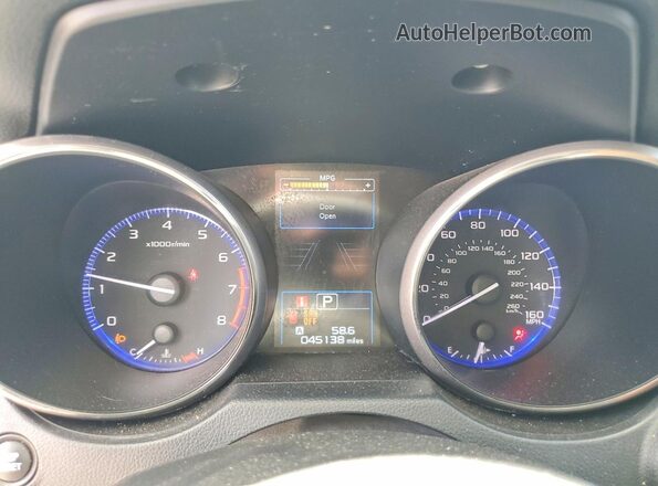 4S4BSETCXJ3343027 2018 SUBARU OUTBACK Black Widok zestawu wskaźników